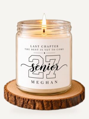 Senior 2027 Candle Personalized Senior 2027 graduation soy candle